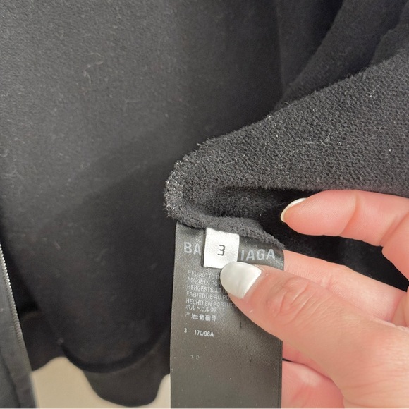 Balenciaga Fleece Crew Neck Sweatshirt Hoodie - Picture 5 of 7